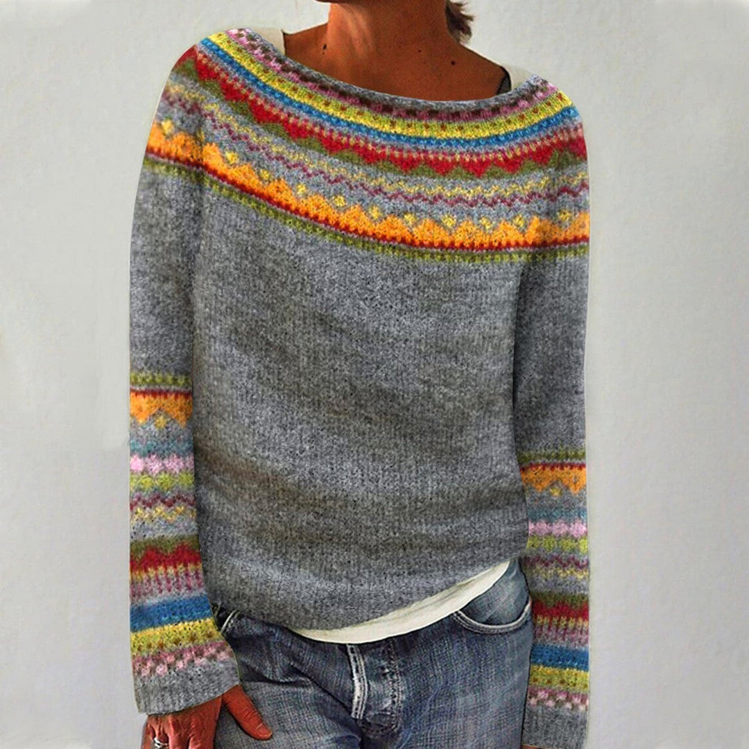 Beatrice™ - Casual Retro Pullover