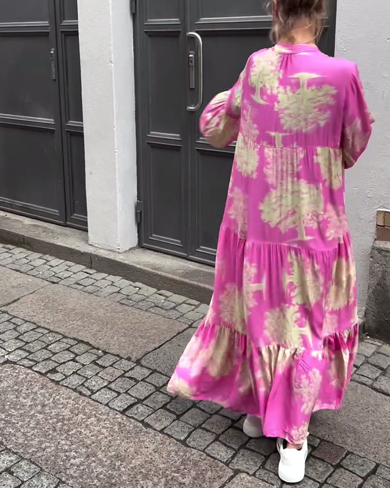 Diana™ - Comfy Patchwork Maxi Dress