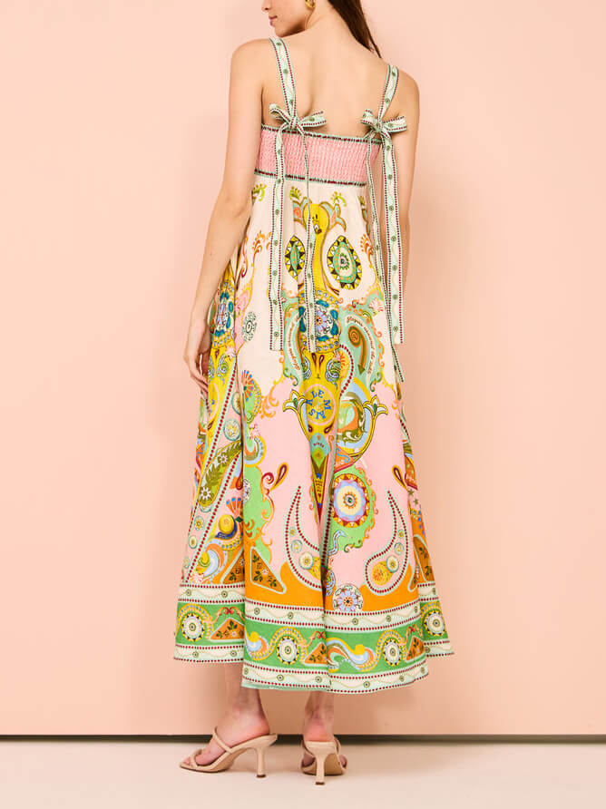 Unique Holiday Print Madi Camisole Dress