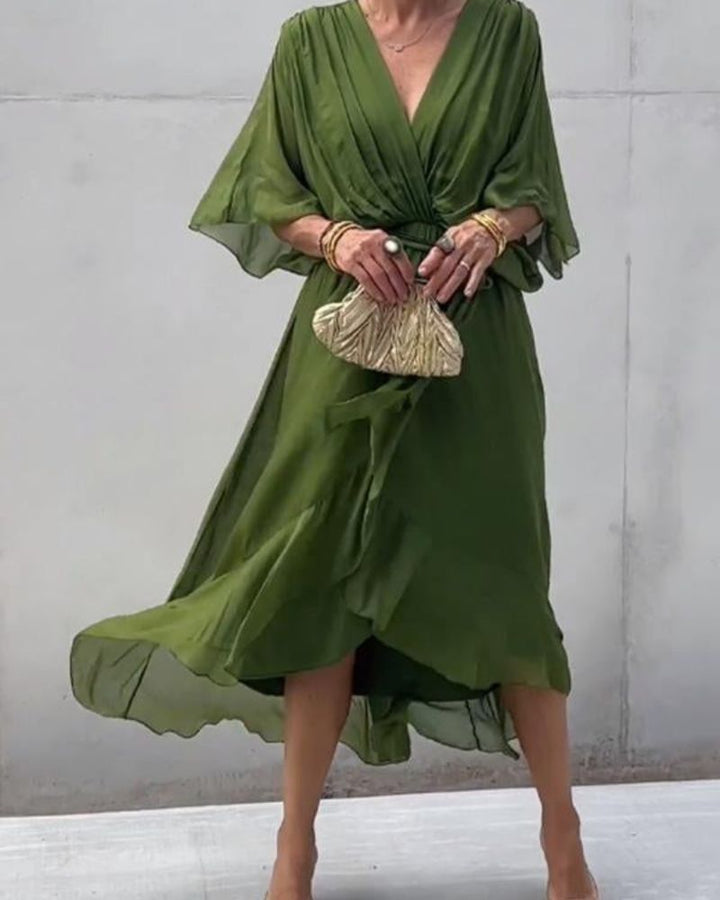 Cristi™ - Flowy Crossed Dress