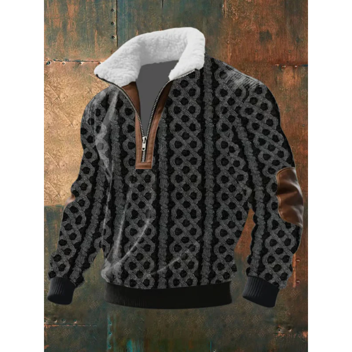 SILVORO | High-Neck Fleece Sweater