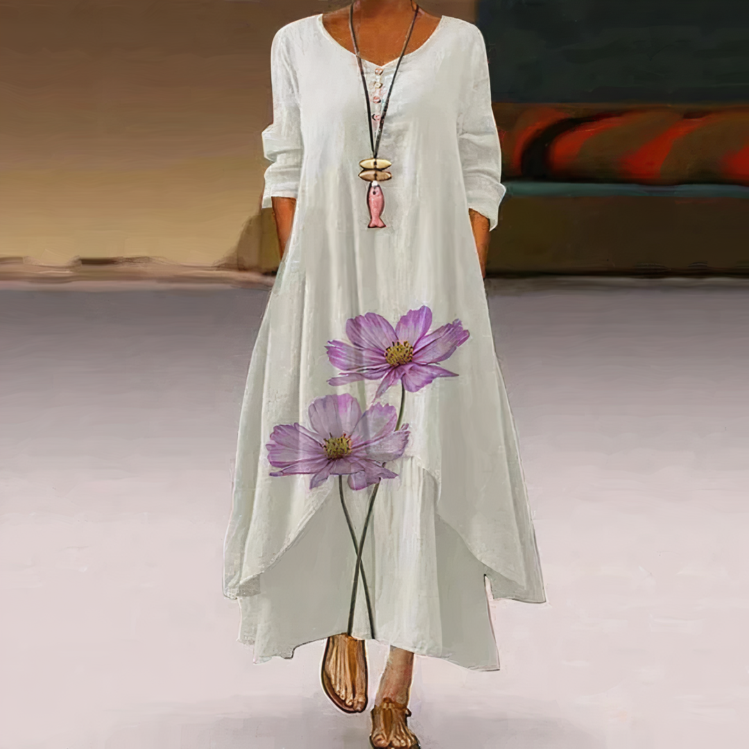 Félicie - Elegant Dress Featuring Refined Details and a Flattering Fit