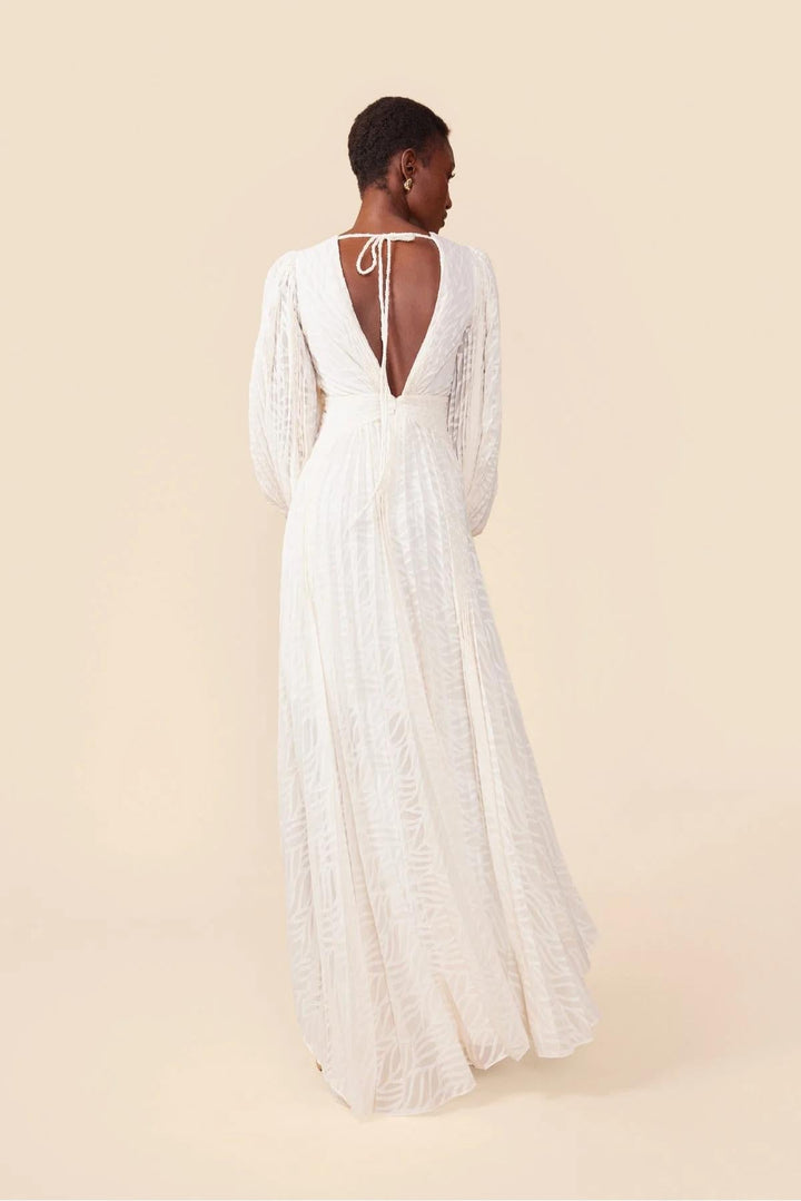 Florie | Elegant Long V-Neck Dress
