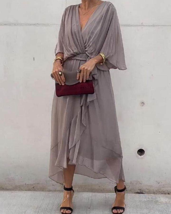 Cristi™ - Flowy Crossed Dress