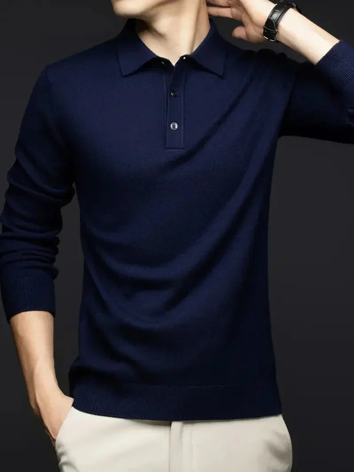 Brit & Boho™️ | Harvey Wool Blend Knit Sweater