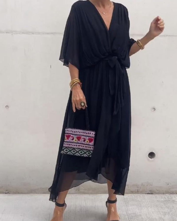 Cristi™ - Flowy Crossed Dress