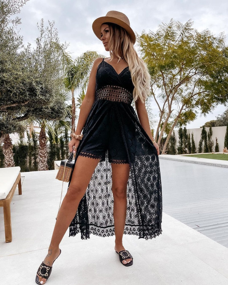 Grace | Spacious Lace Jumpsuit