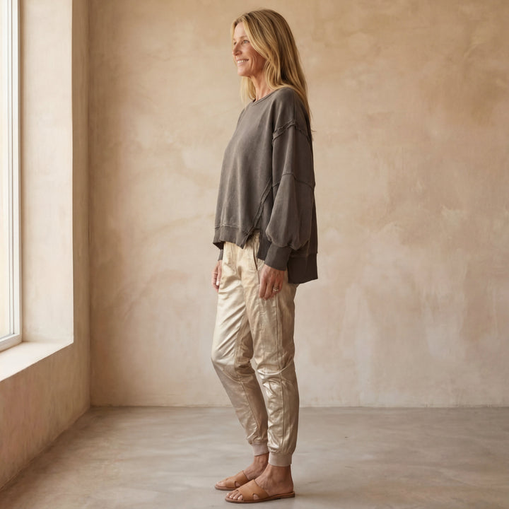 BRINA - Relaxed Top and Pants Ensemble