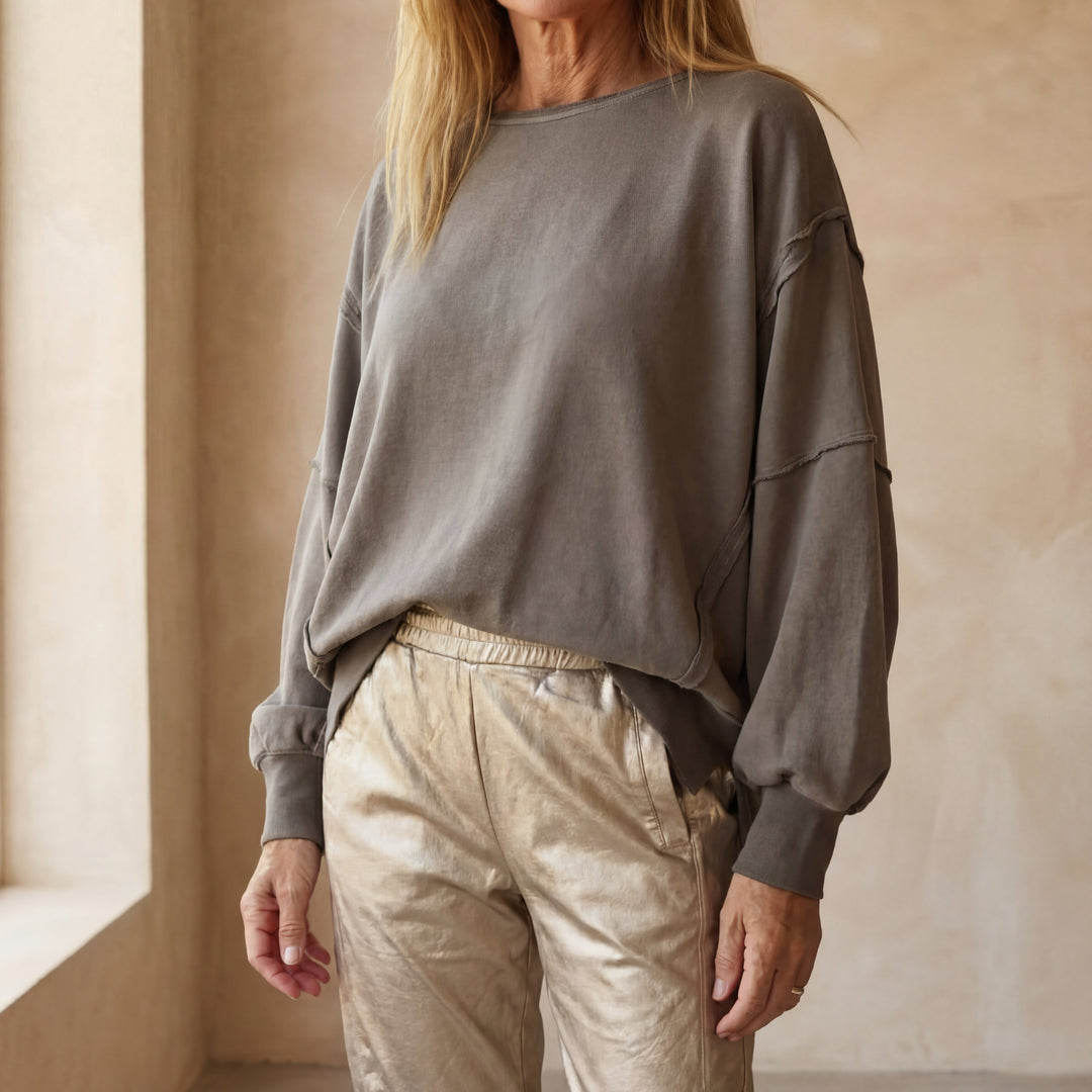 BRINA - Relaxed Top and Pants Ensemble