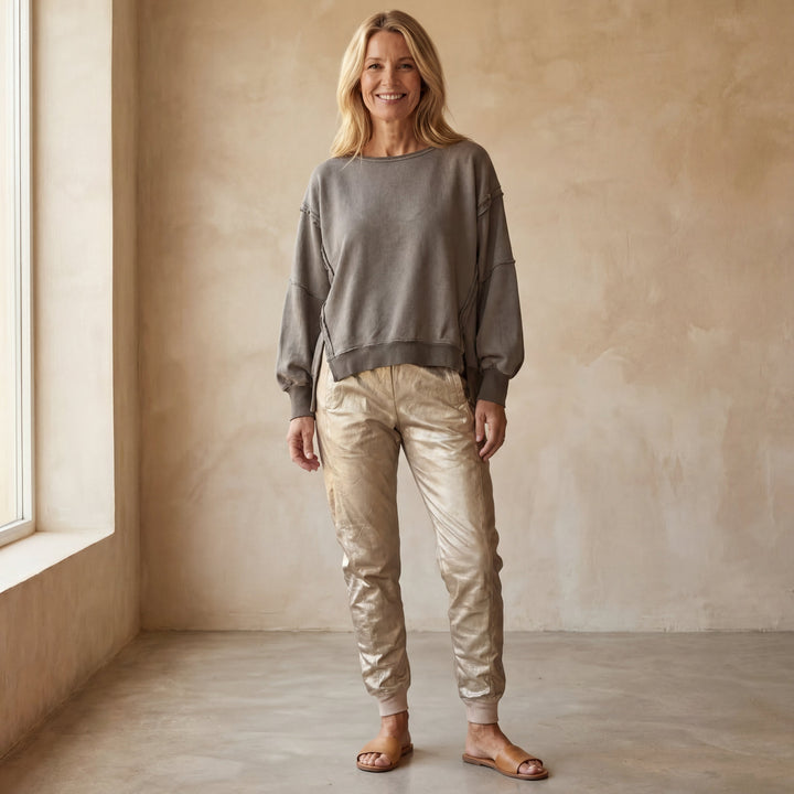 BRINA - Relaxed Top and Pants Ensemble