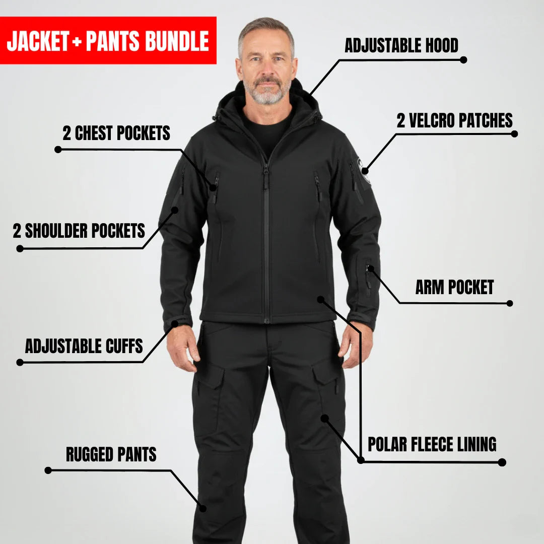 Alpha One – Waterproof Softshell Jacket and Trousers Combo