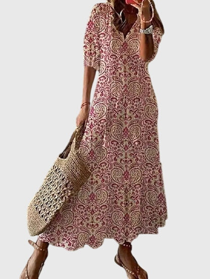 Amalia™ | Retro Bohemian Summer Dress