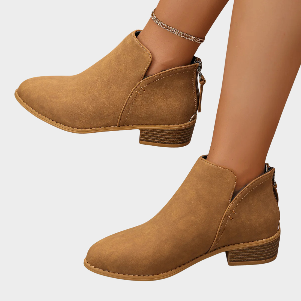 Oakley | Low Heel Ankle Boots