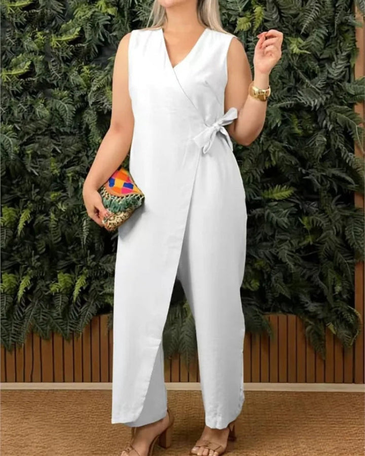 Teresa™ - Versatile Tie-Waist Jumpsuit