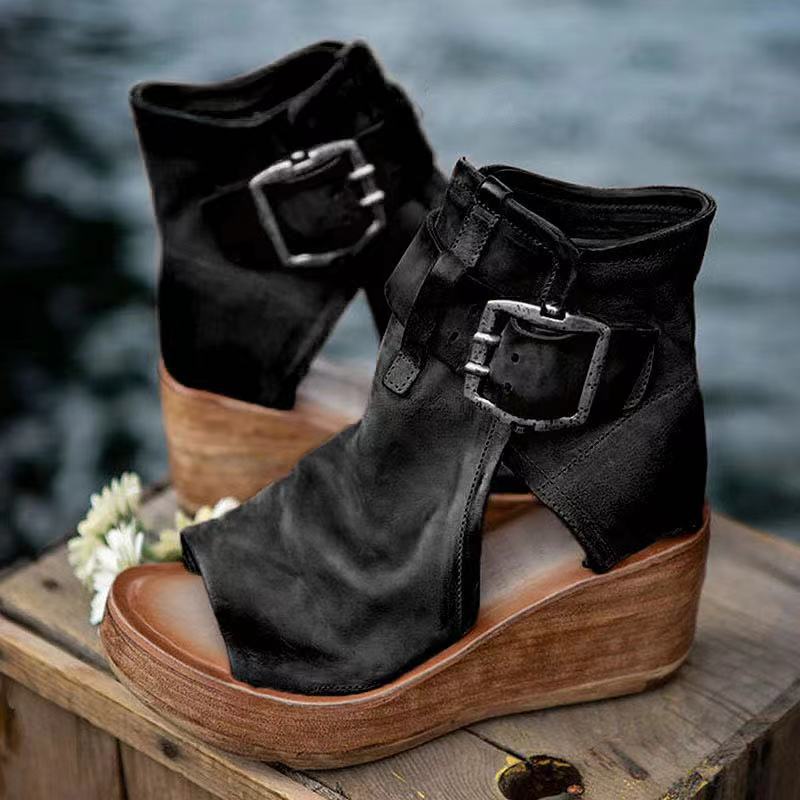 Elana™ - Stylish Orthopedic Boho Wedge Sandals
