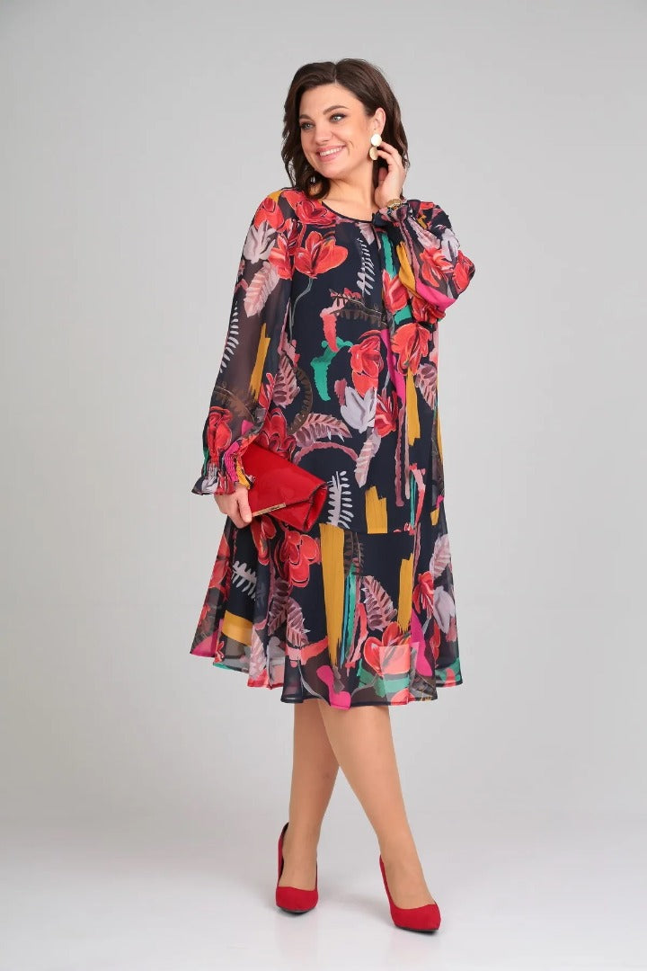 Florinda™ Graceful Floral Dress