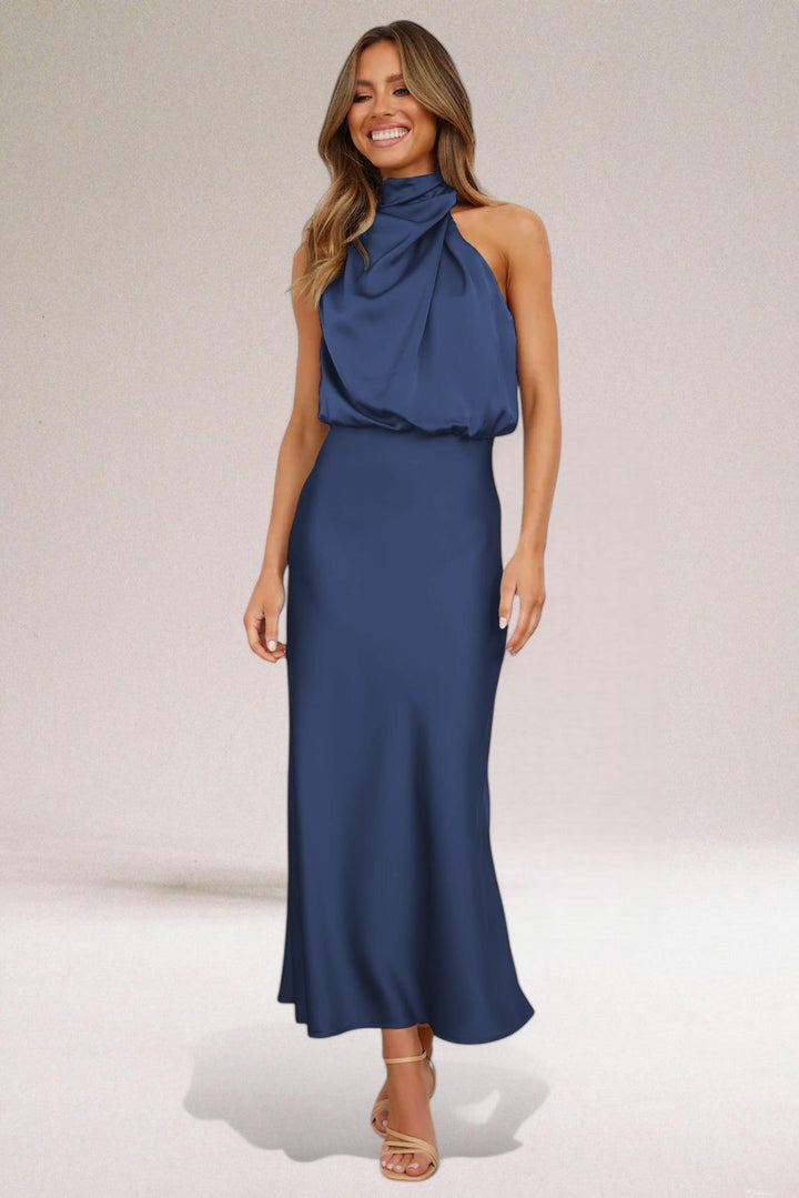 Flavia | Sophisticated Halter Dress