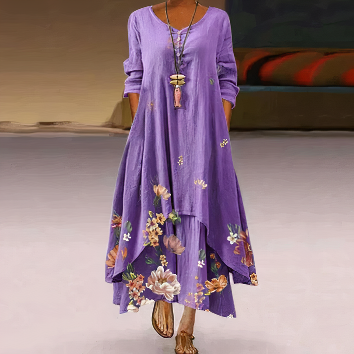 Félicie - Elegant Dress Featuring Refined Details and a Flattering Fit