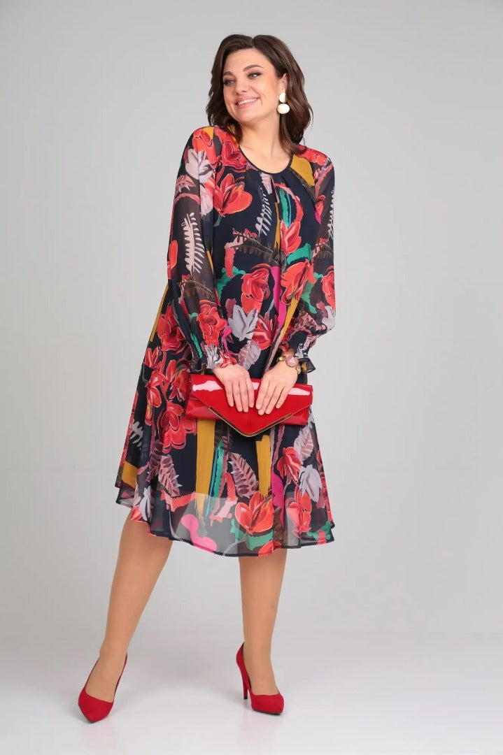 Florinda™ Graceful Floral Dress