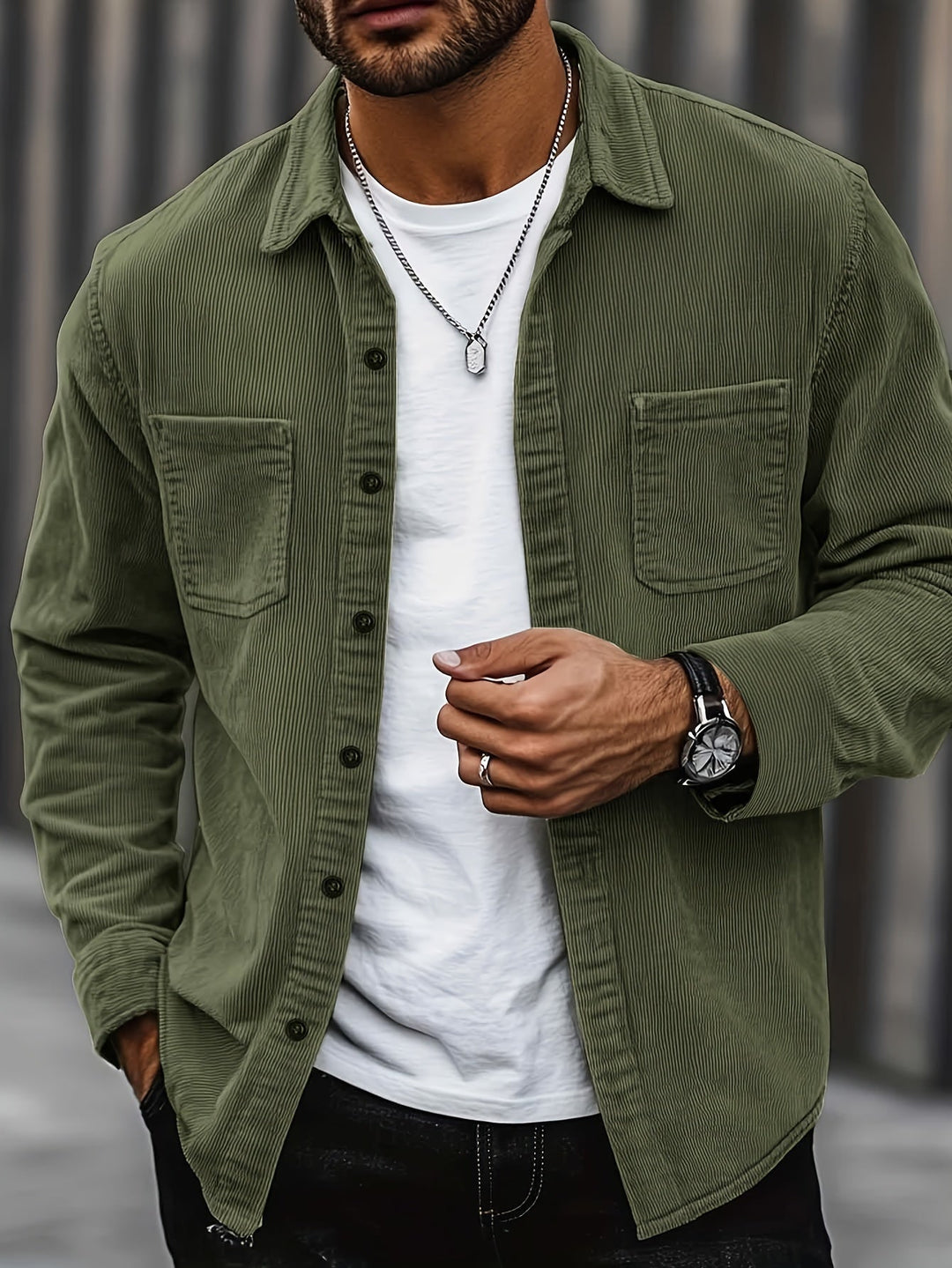 Johan™ Men's Corduroy Shirt Jacket