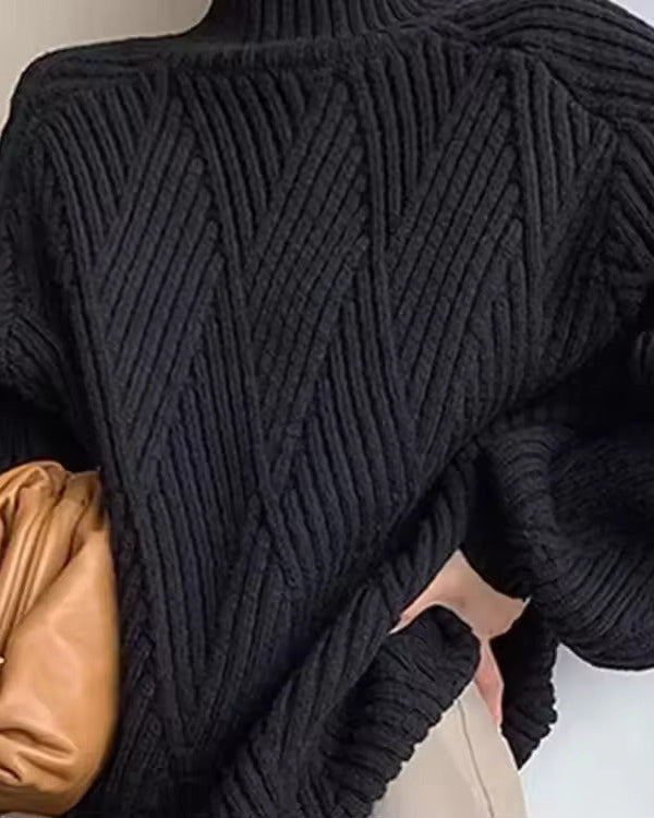 Audrey - Knitted Roll Neck Jumper