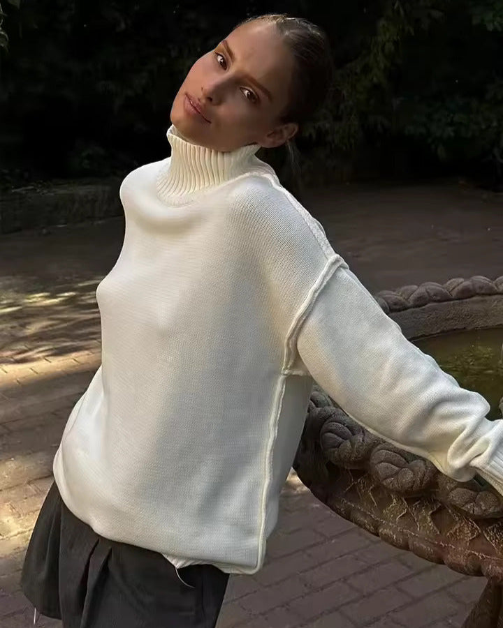 Isabella - Knitted Roll Neck Jumper