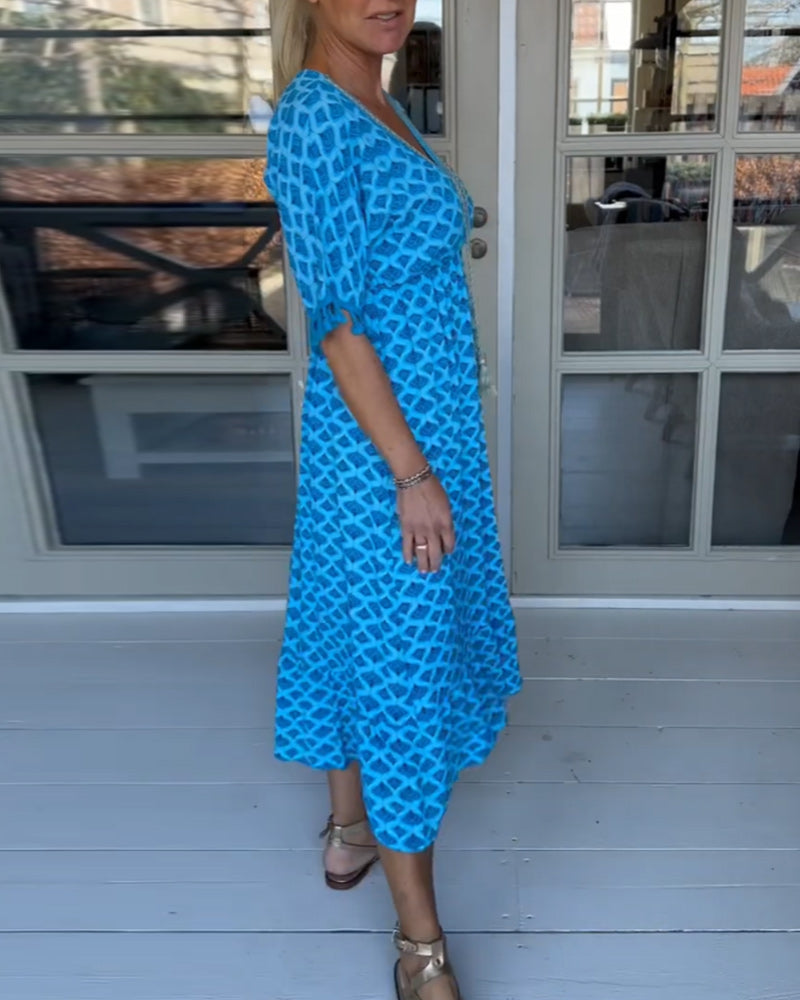 Tina™ - Printed Casual Dress
