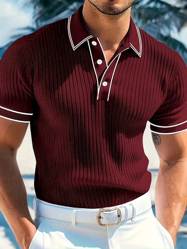 Emilio™ - Men's Custom Ribbed Polo