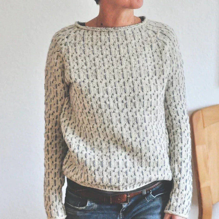 Linda™ - Elegant Boat Neck Sweater