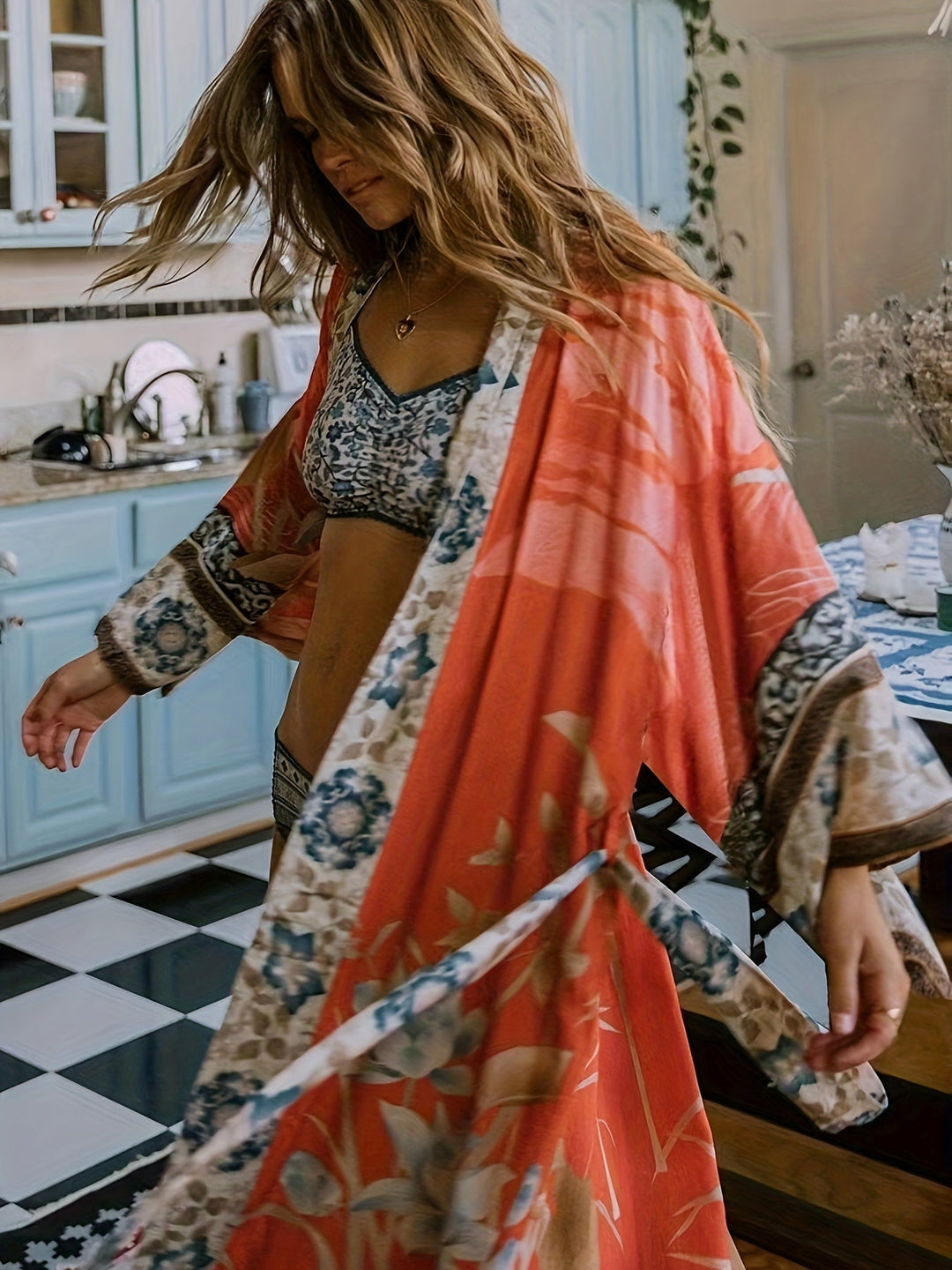 Isabella | Women's Maxi Kimono
