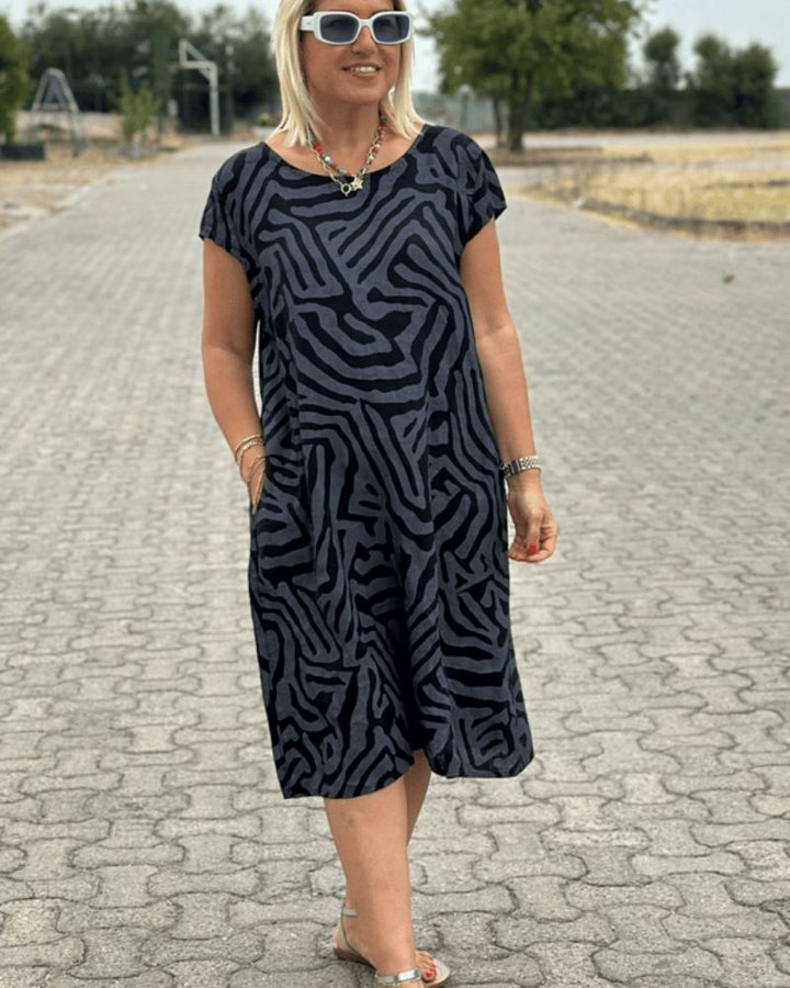 Avanille | Summer Dress with Round Neck