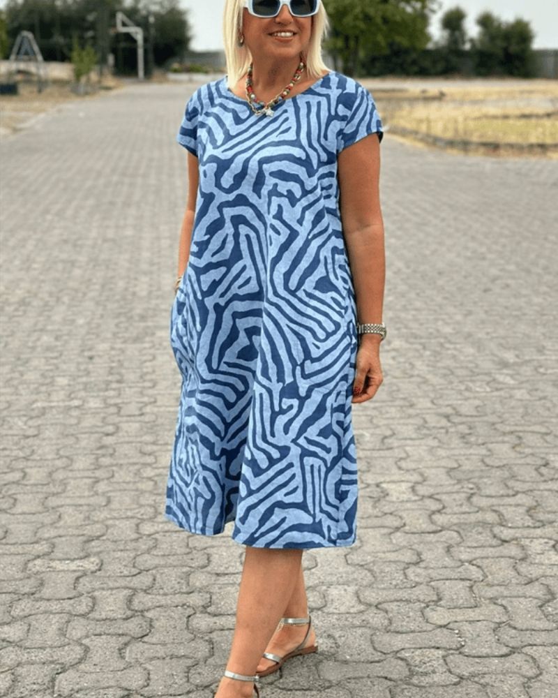 Avanille | Summer Dress with Round Neck