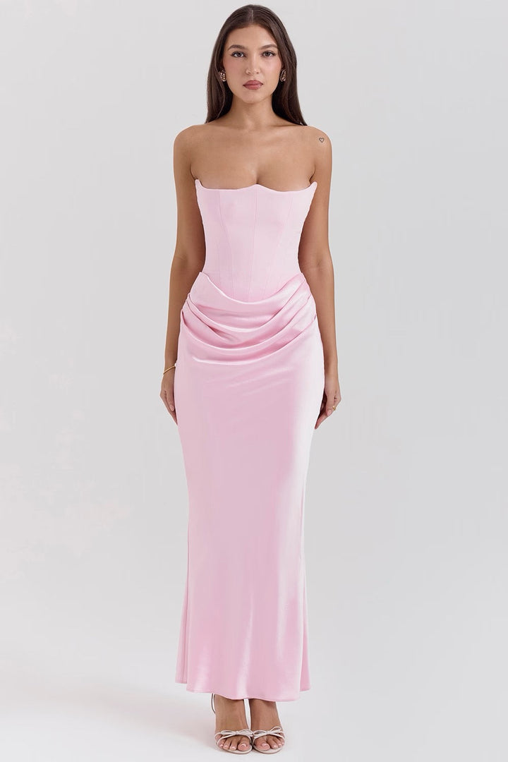 Mia | Women's Strapless Maxi Dress