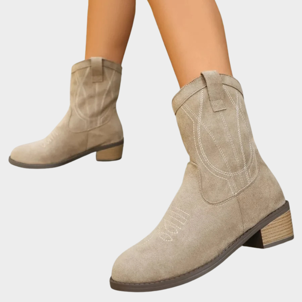 Chandler | Cowboy-Style Ankle Boots
