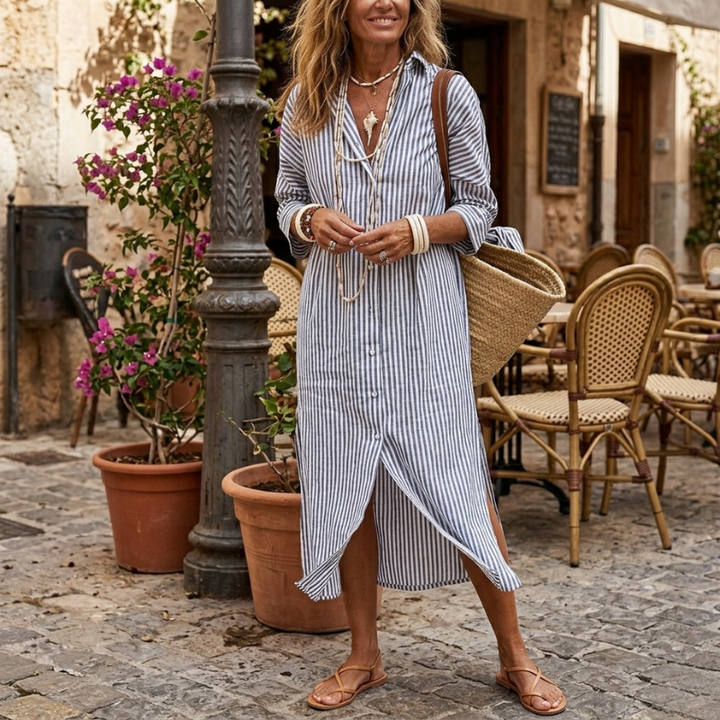 Nichole™ Chic Striped Summer Dress