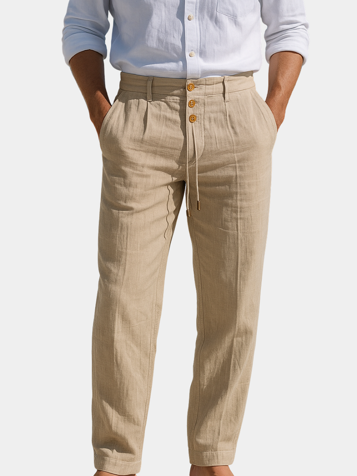 MATTEO | Breezy Linen Summer Pants