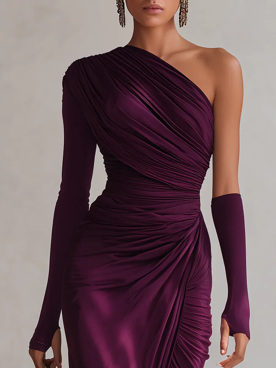 Rhianna™ Chic Maxi Dress with Sleeves