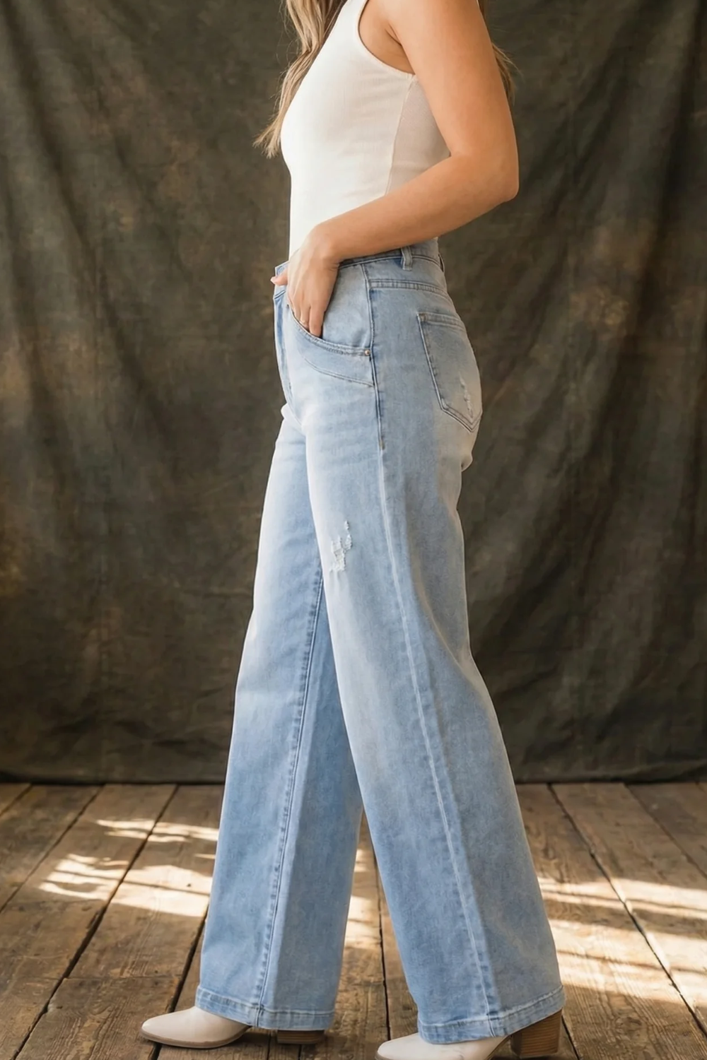 Clarissa™ - Retro High Waist Denim Jeans
