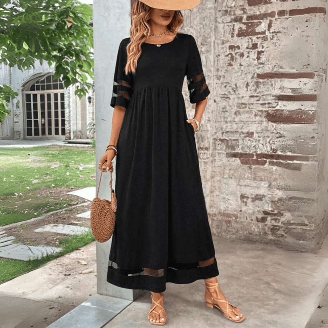 Zora | Classic Elegant Maxi Dress