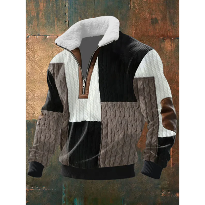SILVORO | High-Neck Fleece Sweater
