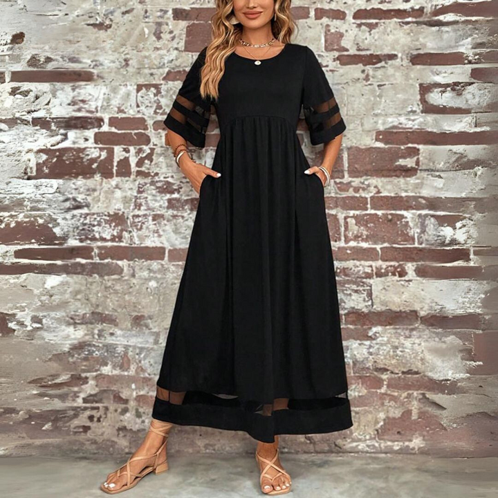 Aubrey™ – Figure-Enhancing Midi Dress for a Sleek Silhouette