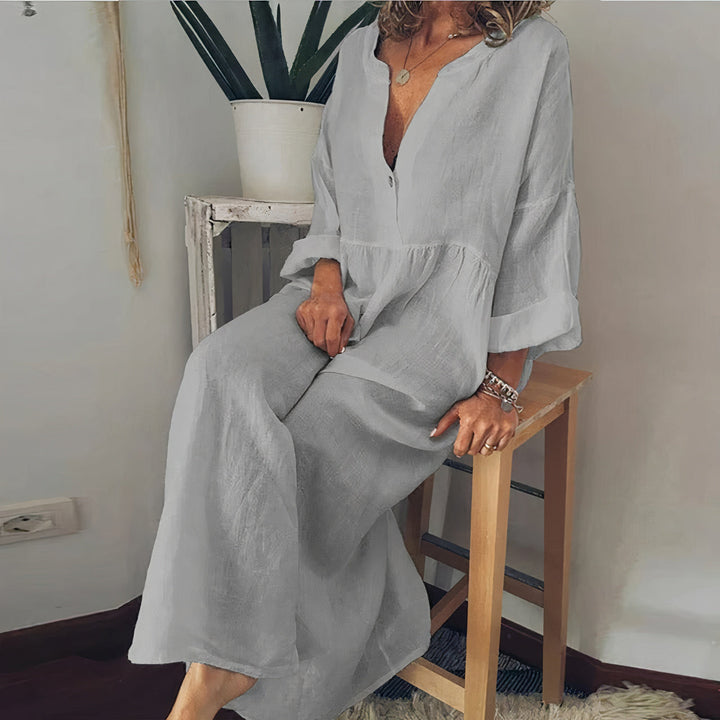 Chic Blouse-Style Dress
