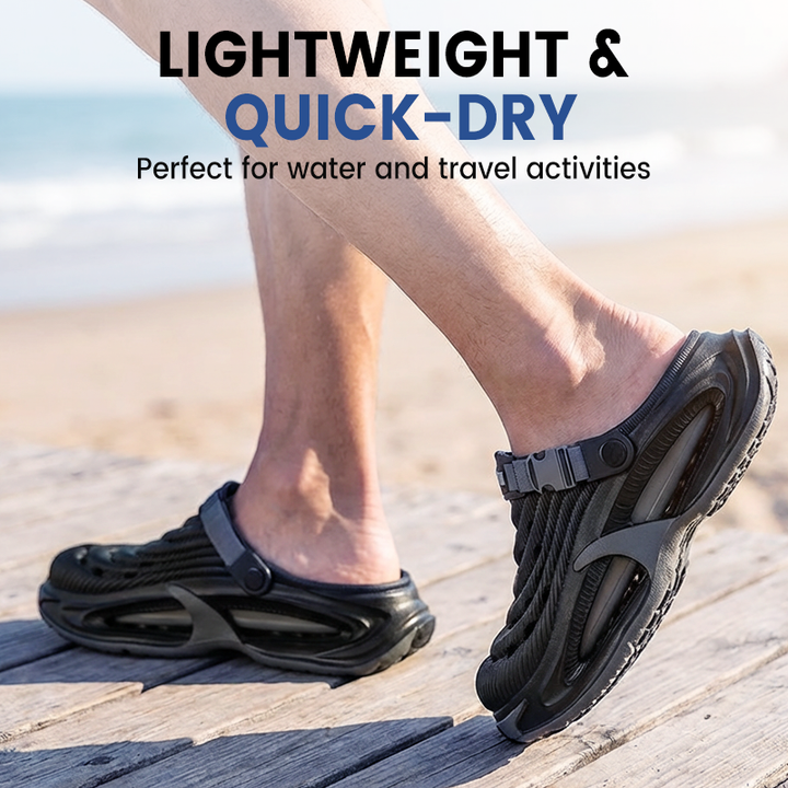 Men's Lightweight 2-in-1 Sandals – Non-Slip, Breathable Comfort with Thick EVA Sole
