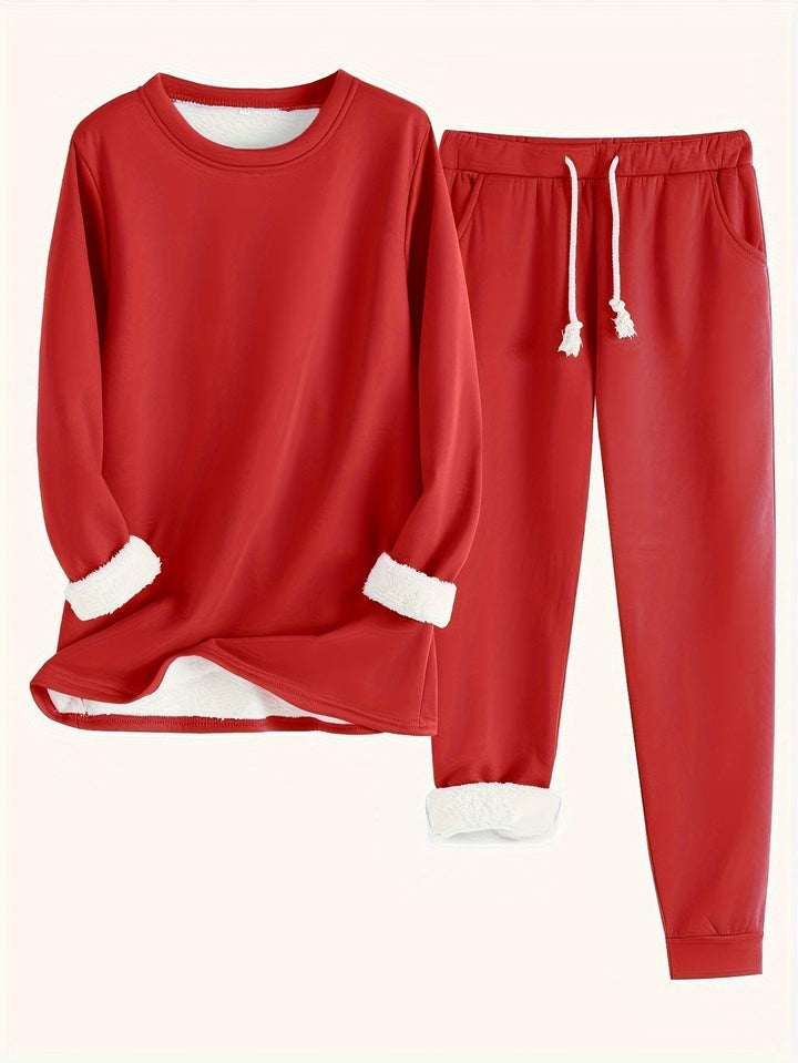 Riley™ - Cozy Fleece-Lined Lounge Set