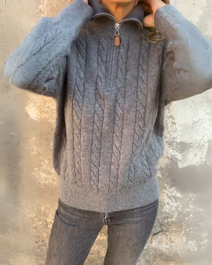 Rosalia™ - Premium Casual Half-Zip Sweater