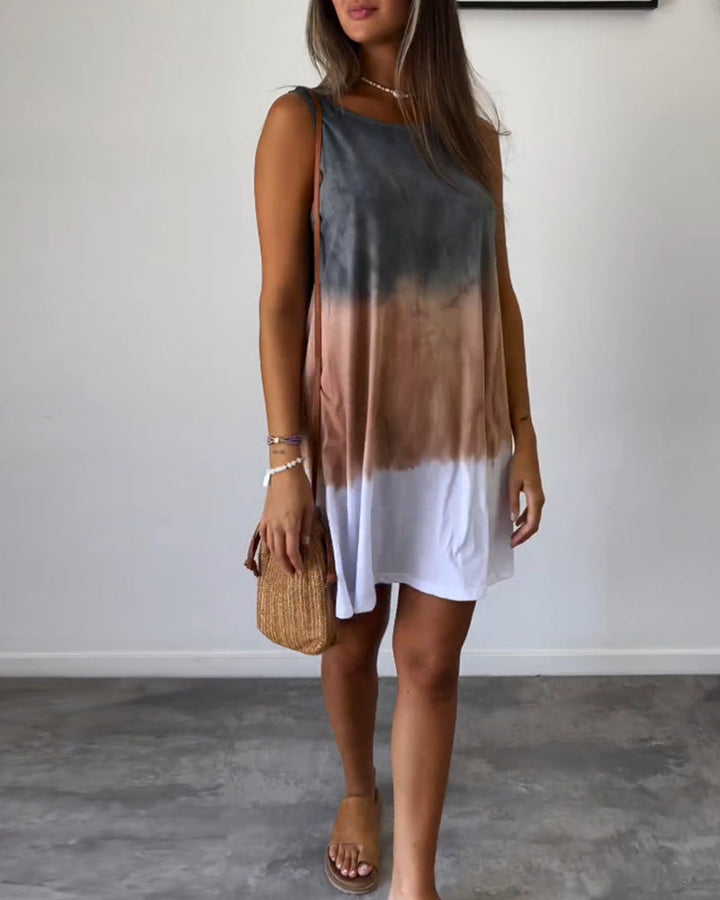 Vionette | Women's Casual Gradient Mini Dress