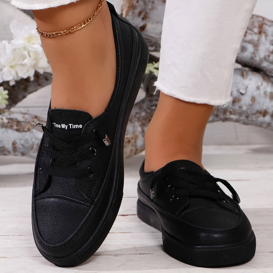 Elise™ – Women’s Lace-Up Orthopedic Flat Shoes