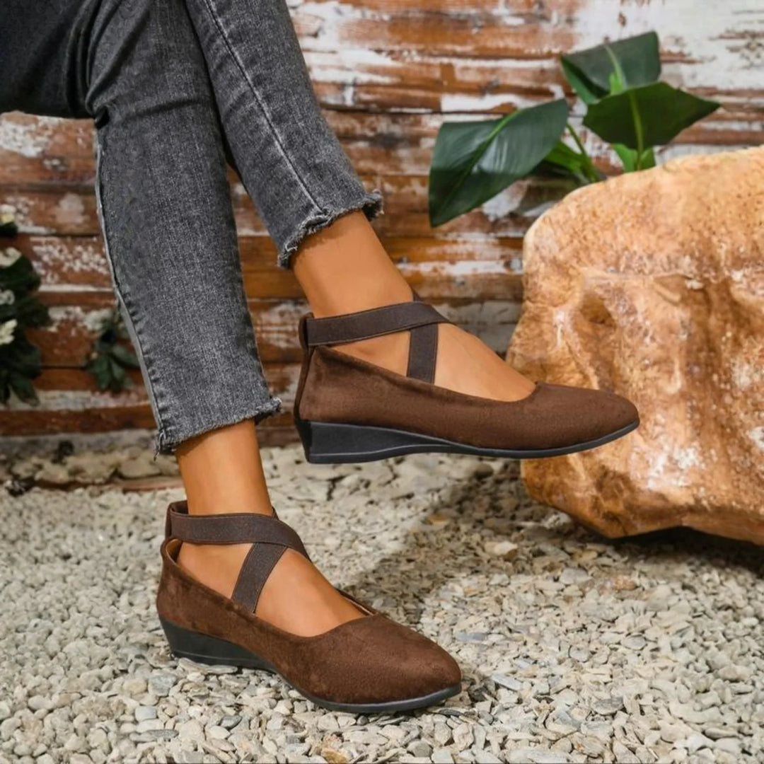 Angel™ - Comfortable Closed Wedge Flats