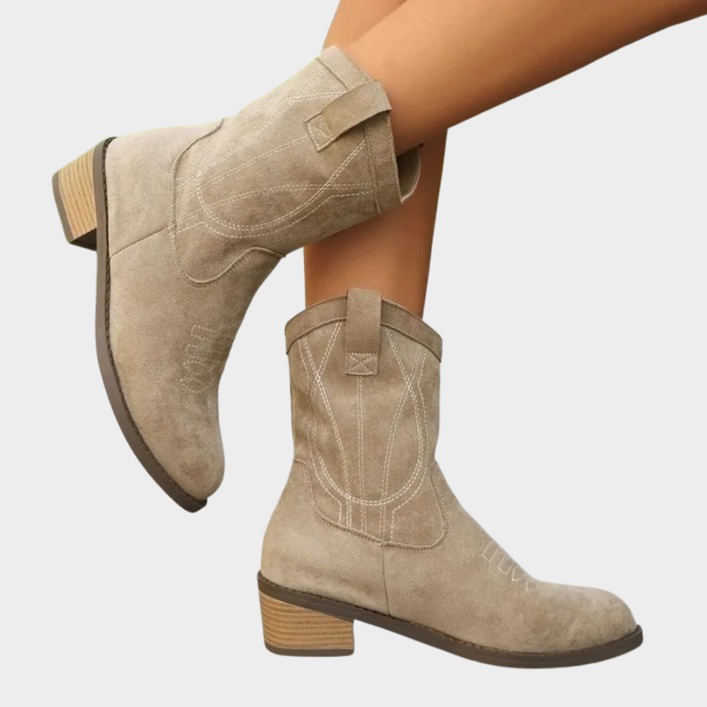 Chandler | Cowboy-Style Ankle Boots