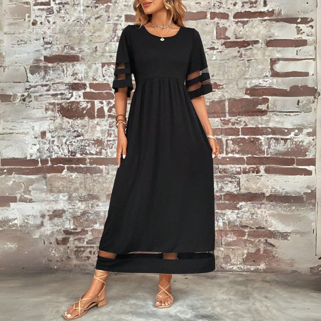Aubrey™ – Figure-Enhancing Midi Dress for a Sleek Silhouette